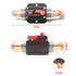 2 Pcs Car Audio Inline 20A Amps Circuit Breaker, 12-24V DC Overload Protection Fuse with Manual Reset, for Car Audio Marine Boat Stereo Switch Inv...