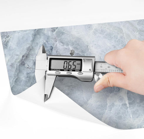 Livelynine Peel and Stick Floor Tile Blue Marble 24X12" 4-Tiles Stick on Bathroom Floor Tiles Peel and Stick Waterproof Vinyl Laminate Flooring Pe...