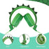 QearFun Dino Headphones for Boys Kids for School,Kids Bluetooth Headphones with Microphone & 3.5mm Jack,Teens Toddlers Wireless Headphones with Ad...