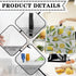 Floral Lemon Print Stand Mixer Dust-proof Cover for Kitchen Aid Mixer or Coffee Maker, Appliance Dust Cover Kitchen Appliance Accessories with Poc...