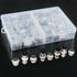 Hilitchi 32-Pieces 6 7 8 9 10 Pin 16mm Thread Male Female Panel Metal Aviation Wire Connector Plug Assortment Kit...