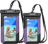 Waterproof Phone Pouch 2Pcs(S+L),Waterproof Phone Lanyard Case,IPX8 Floating Waterproof Phone Case Dry Bag for iPhone 1514 Pro 13 13 Pro Max 12 11...