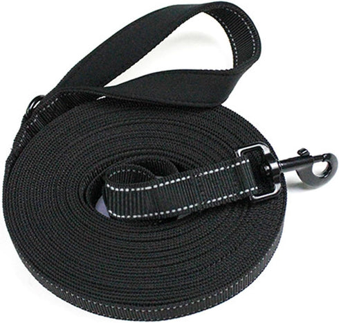 MODUS Reflective Leash for Dogs, Double-Sided Nylon Dog Training Leash with Comfortable Padded Handle, 6.6FT/15FT Traction Rope for Small Medium L...
