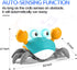 Hirger Crawling Crab Baby Toy: Tummy Time Toys for Infant 3 6 9 12 18 Months - Walking Dancing Crab for Toddler 1 2 3 4 Year Old - Music Birthday ...