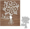 SunnyKids Flower Decoration Metal Cutting Die Cuts, Flower Decoration Stencils DIY Crafts Cards Cutting Dies Cuts for DIY Embossing Card Making Ph...