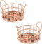 Rose Gold Binder Clip Holder, Mesh Desk Accessories, Desk top Metal Dispenser Organizer Desk Drawer Organizer, Small Office Supplies for School Of...