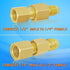 Boltigen R134a Refrigerant Tank Adapters, R12 R22 to R134a Adapter Connector, 1/2 to 1/4 Flare R134a Vacuum Pump Adapter Fittings with Valve Core ...