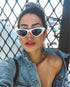 GIFIORE Retro Vintage Cat Eye Sunglasses for Women Trendy Narrow Cateye Frame Sun Glasses...