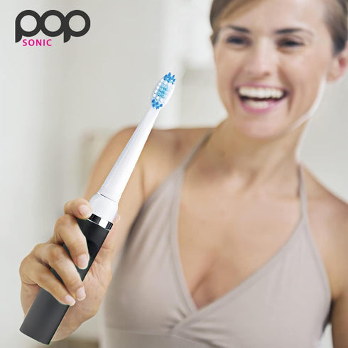 Pop Sonic Electric Toothbrush (Ombre) - Travel Toothbrushes w/AAA Battery | Kids Electric Toothbrushes with 2 Speed & 15,000-30,000 Strokes/Minute...