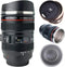 Camera Lens Coffee Mug with Slider Lid – Realistic DSLR Thermos Cup, Novelty Gift for Photographers, Coffee Lovers, Men & Women...