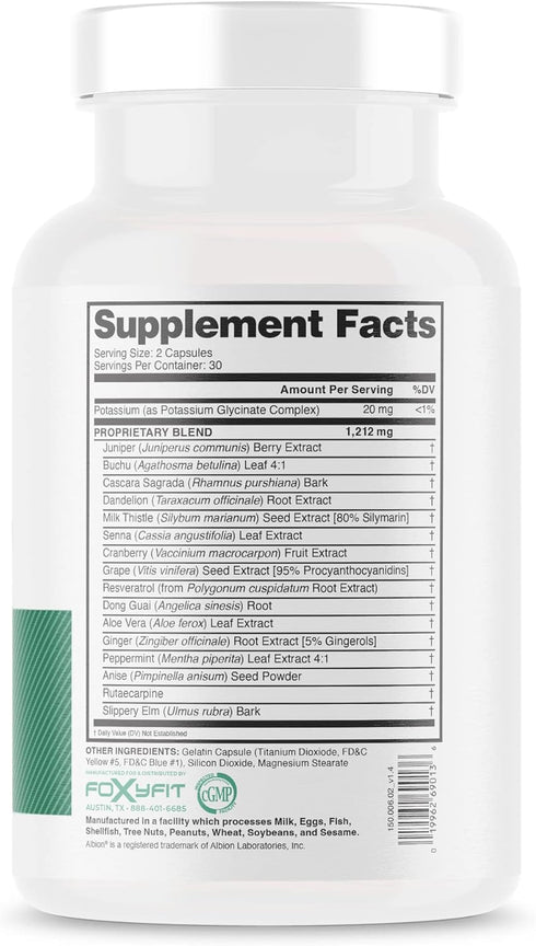 Detox for Her 30 Day Detox Cleanse Formula That Supports Healthy Digestion Function, Promotes Detoxification, & Balances from Within*...