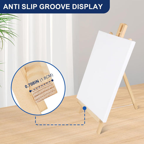 ESRICH 2pcs 17 Inch Tabletop Easels, Easel Stand for Painting,Tripod, Painting Party Easel, Kids Student Desktop Easel for Painting,Paint Easel fo...
