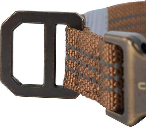 Carhartt Dog Collar Brown/Brushed Brass Large...