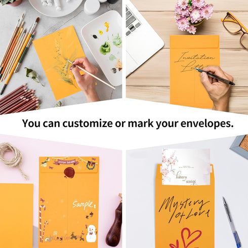 Joyberg 48 PCS 6x9 Envelopes Self Seal, Yellow Envelopes 6x9 Printable, Catalog Mailing Envelopes 6x9 Tear Resistant, Kraft Envelope for Mailing L...