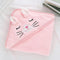 Hooded Baby Bath Towel-Ultra Soft, Absorbent and Hypoallergenic-Baby Bath Towels for Newborn Boy and Girl(Pink Cat, 31.5" x 31.5")...