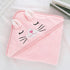Hooded Baby Bath Towel-Ultra Soft, Absorbent and Hypoallergenic-Baby Bath Towels for Newborn Boy and Girl(Pink Cat, 31.5" x 31.5")...