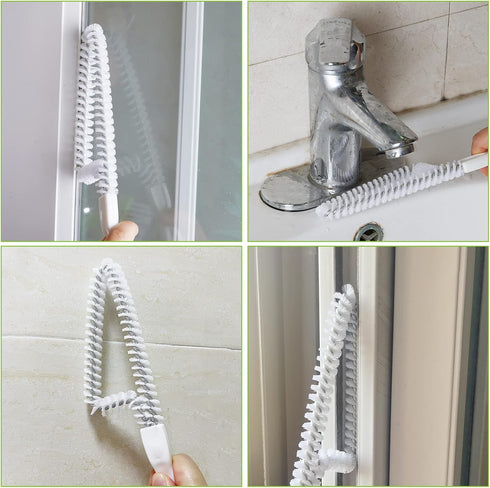 Trycooling Hand-held Groove Gap Cleaning Tools Door Window Track Kitchen Cleaning Brushes (4 Pcs)...