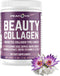 Beauty Collagen Peptides 12.28 oz Grape Seed Extract Biotin Pasture raised Bovine Bamboo extract Vitamin A C D3 E Copper...