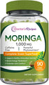 Doctor's Recipes Moringa Capsules, Made with Moringa Powder Organic, 10,800 mg Strength Per Serving, 50:1 Extract, Green Superfood, Skin, Immune &...