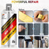 Metal Repair Glue, 2 Pack Professional Grade Metal to Metal Glue Heavy Duty for Metal, Plastics and Ceramics, High-Temperature Heat Resistant Epox...