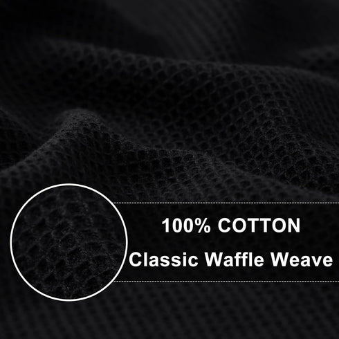 Homaxy 100% Cotton Kitchen Towels - Waffle Weave Soft and Absorbent Dish Towels - 4 Pack Quick Dry Kitchen Hand Towels - 16 x 26 Inches Dish Towel...