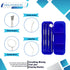 Dental Care Set Dentist Tools Kit, Professional Calculus and Plaque Remover Set, Dental Hygiene Kit, Teeth Plaque Remover Tool Metal Tooth Pick an...
