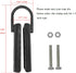 1.5in Climbing Rope Clamp?1 1/2 Rope Climb Workout Rig Attachment Hook for 1.5" Rope Clasp Garage Gym Fitness Equipment with Carabiner Eyehook Str...