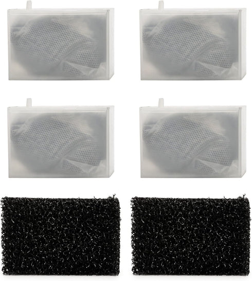 NICREW Replacement Cartridge for Fish Tank Filter Magi 380, Aquarium Filter Foam and Active Carbon...
