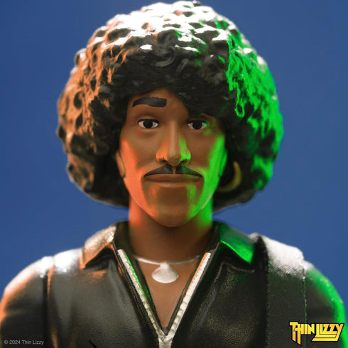 Super7 Thin Lizzy ReAction Figures - Phil Lynott (Black Leather) Action Figure...