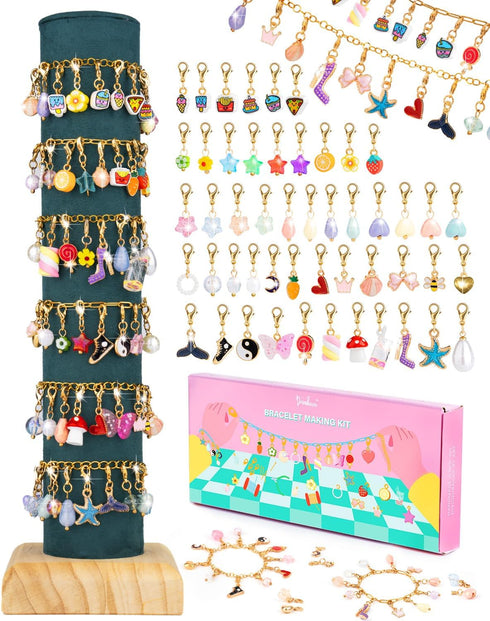 Deinduser Bracelet Making Kit, Charm Bracelet Making Kit, Bracelet Making Kit for Girls, Hand Chain Bracelet Making Kit, Gifts for Girls, Toys Cra...