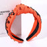 CEALXHENY Halloween Headbands for Women Halloween Accessories Outfits Beaded Boo Pumpkin Ghost Headband Rhinestone Knotted Headbands...