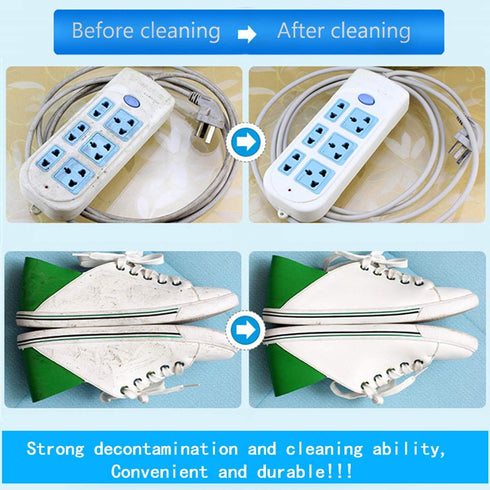 SmilePowo 100 Pack Magic Cleaning Sponges Eraser,Multi-Functional Premium Melamine Sponge Foam Cleaning Pads,Dish,Household Cleaning Sponge for Ki...