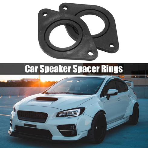 X AUTOHAUX 2 Pcs Black Plastic Car Tweeter Speaker Mounting Adapter Bracket Rings for Toyota for Subaru for Lexus...