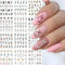 12 Sheets Bunny Nail Art Stickers Easter Water Transfer Nail Decals Cute Rabbit Cartoon Nail Design Abstract Line Rabbit Nail Sticker Easter Nail ...