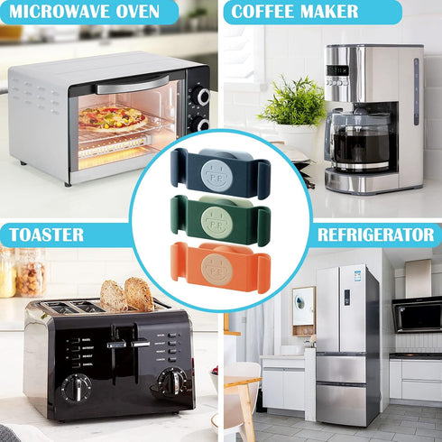 Cord Organizer for Appliances, 6 Pack Cord Wrapper Holder Winder Hider Keeper for Kitchen Appliances, Mixer, Blender, Coffee Maker, Air Fryer and ...