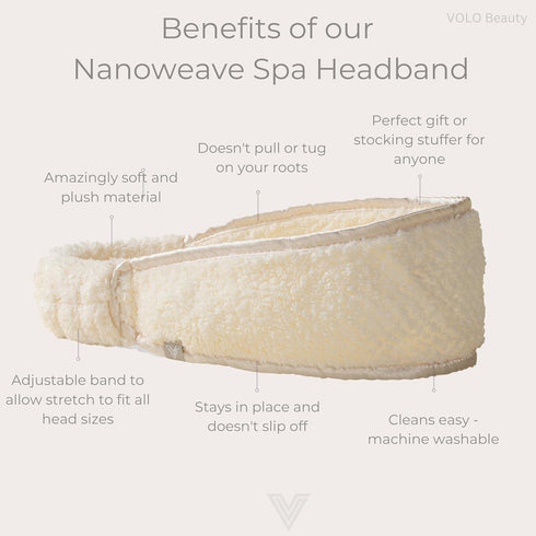 VOLO Cloud Pink Spa Headband for Women | Hair Band for Makeup, Washing Face, Skincare, Facial, Shower & More | Ultra-Soft, Absorbent, Stretchy, No...