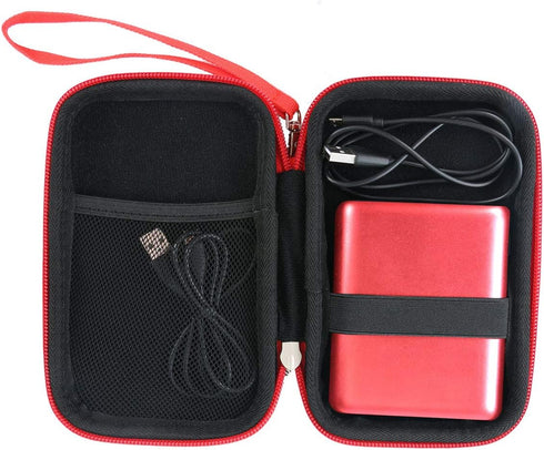 khanka Hard Travel Case Replacement for Anker PowerCore 13000 13000mAh 10400 Portable Charger 2-Port Ultra Battery Power Bank (red)......