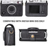 Mini EVO Camera Case, Vintage Leather Case Compatible with Fujifilm Instax Mini EVO, Fuji Instax Mini EVO Cover with Adjustable Strap - Black...
