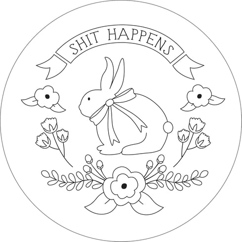 Snarky Embroidery Pattern Transfers (set of 10 hoop designs!)...