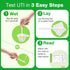 Easy@Home Urine Tract Infection Test: UTI Test Strips Individual Pouch for Women and Men Detects Leukocytes Nitrites - 2 in 1 Accurate Urinary Tes...