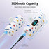 Small Portable Charger for iPhone,5000mAh Colorful Mini Power Bank,PD Fast Charging Portable Phone Charger,LCD Display Cute Battery Pack Compatibl...