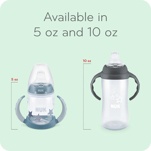 NUK Mickey Mouse Large Learner Cup 10oz 2pk – BPA Free, Spill Proof Sippy Cup...