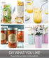 VERONES Wide Mouth Mason Jars 22oz, 12 Pack 22 oz Wide Mouth Mason Jars with Lids and Bands, Ideal for Jam, Honey, Wedding Favors, Shower Favors...