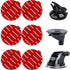Dashboard Pad Mounting Disk Sticky Adhesive Replacement Kit, PKYAA 6pcs 2.1"(53mm) Circle Heat Resistant Double-Sided Stickers for Suction Cup Car...
