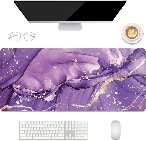 Desk Mat, Large Mouse Pad, 32" x 12" XXL Extended Gaming Mousepad, Desktop Decor Desk Pad, Cute Men Women Office Supplies and Accessories, XL Mous...