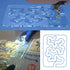 Using Quilting Templates Sewing Machine Domestic Free Motion Quilting Templates Rulers Transparent for A Simple Meander and A Great Secondary Quil...