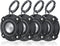Waterproof Airtag Holder Keychain Case,HonShoop Screw Full Cover Protective Air Tag Compatible for Apple AirTag Key Ring (Black B 4 Pack)...