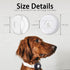 Airtag Dog Collar Holder (2 Pack) with Buffering Dots, Waterproof Pet Collar Case for Apple Air Tag GPS Tracker, Air Itag Holder Cover,Fits Most C...