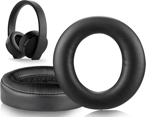 SOULWIT Replacement Earpads for Sony New Gold Wireless Playstation PS4 (2018 Version) Headset, Ear Pads Cushions with High-Density Foam (CUHYA-008...