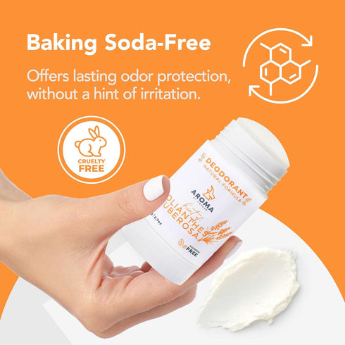 | Aluminum-Free Natural Deodorant For Women & Men With Probiotics and Shea Butter?-?Sensitive Skin formula, baking soda free, | Plant-Based (Hint ...